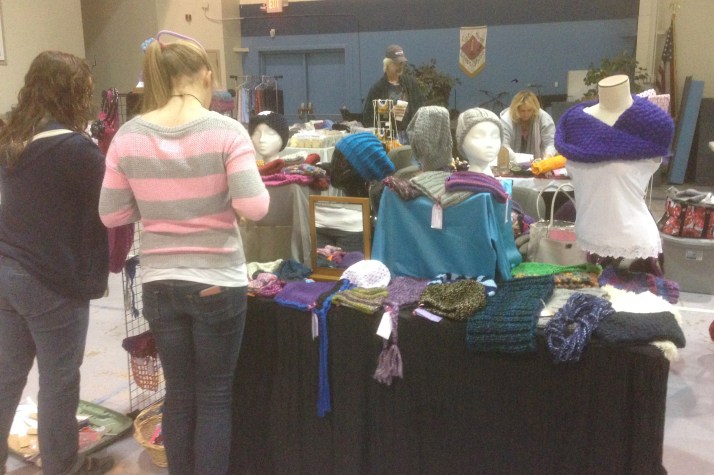 SIL and daughter setting up the table